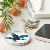Elegant Wapendwaas Embleem Sleutelhanger (Zijkant)