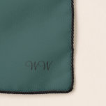 Elegant Wardrobe Tiber Monogrammed Scarf Sjaal<br><div class="desc">Elegant Wardrobe Tiber (Donkere Cyaan) Monogrammed Scarf.  Ontwerp van Claudine Boerner.</div>