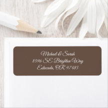 Elegant Warm Mocha Bruin Retouradres