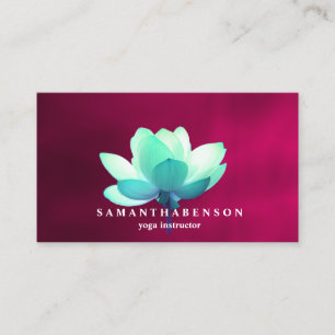 Elegant Water Color Logo Zen Yoga Healing Health Visitekaartje