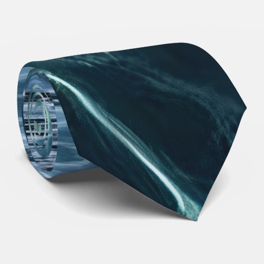 Elegant Water-Effect Necktie / Krawatte Stropdas (Opgerold)
