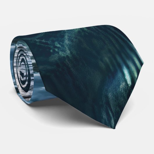 Elegant Water-Effect Necktie / Krawatte Stropdas (Opgerold)