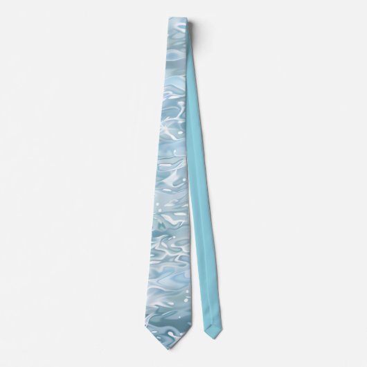 Elegant Water-Effect Necktie / Krawatte Stropdas (Voorkant)
