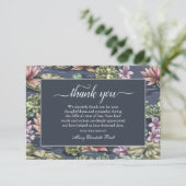 Elegant Water Lily Pond Funeral Hartelijk dank Bedankkaart (Staand voorkant)