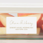 Elegant Waterbestendig Return Address Labels (Aangebracht)