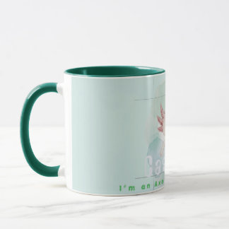 Elegant Watercolor Axolotl Personalized Ceramic Mok