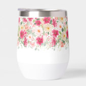 Elegant Watercolor Bright Pink Floral Wedding (Rechts)