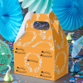 Elegant Watercolor Bunny & Florals Custom Easter Bedankdoosjes