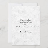 Elegant Watercolor Chic Gold Black Happy Holidays Feestdagenkaart (Achterkant)