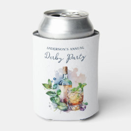 Elegant watercolor Derby-feest Blikjeskoeler