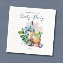 Elegant Watercolor Derby Feest 
