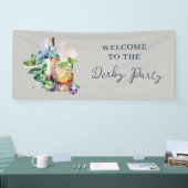 Elegant watercolor Derby-feest Spandoek (Beurs)