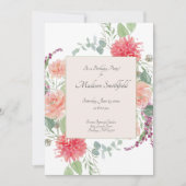 Elegant Watercolor Floral Bouquet Birthday Kaart (Voorkant)