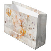 Elegant Watercolor Floral Groot Cadeauzakje (Voorkant Gekanteld)