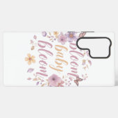 Elegant Watercolor Floral Samsung Galaxy Hoesje (Achterkant horizontaal)