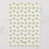 Elegant Watercolor Greenery Pomegranate Birthday Kaart (Achterkant)