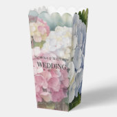 Elegant Watercolor Hydrangea Wedding Favor Bedankdoosjes (Voorkant)