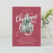 Elegant Watercolor Kerstboom Feest Kaart (Staand voorkant)