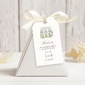 Elegant Watercolor Manor Rococo Wedding Cadeaulabel