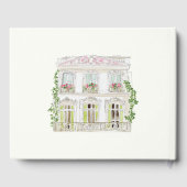 Elegant Watercolor Manor Rococo Wedding Gastenboek (Achterkant)