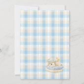 Elegant  Watercolor One 1st Birthday some bunny Gi Kaart (Achterkant)