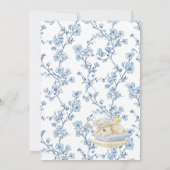 Elegant  Watercolor One 1st Birthday some bunny Gi Kaart (Achterkant)