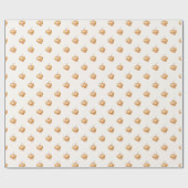 Elegant Watercolor Pumpkins Wrapping Paper Cadeaupapier (Vlak)