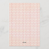 Elegant Watercolor Red Pomegranate Christmas Party Kaart (Achterkant)