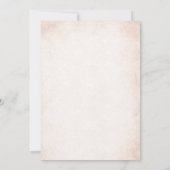 Elegant Watercolor She Said Oui  Bridal Shower Kaart (Achterkant)