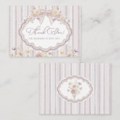 Elegant Watercolor spring wildflowerFlat Note Card Notitiekaartje (Voorkant / Achterkant)