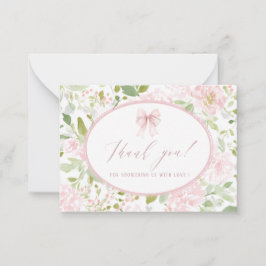 Elegant Watercolor spring wildflowerFlat Note Card Notitiekaartje