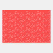 Elegant Watercolor Stars Christmas Wrapping Paper (Voorkant)