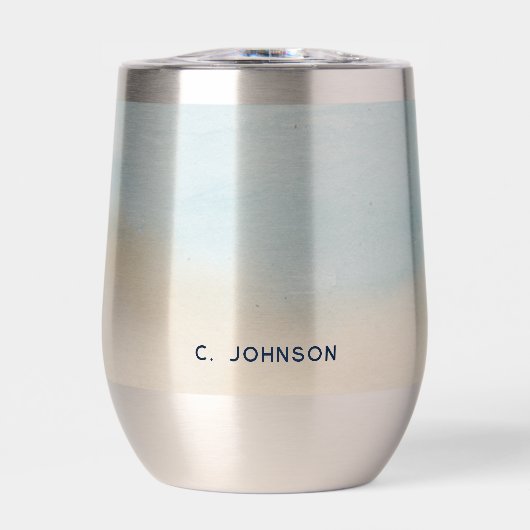 Elegant Watercolorpatroon Gepersonaliseerd (Voorkant)