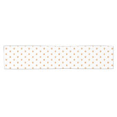 Elegant Watercolour Pumpkin Pattern Korte Tafelloper (Horizontaal)