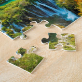 Elegant waterfall schilderachtig, Kroatië Legpuzzel (Zijkant)