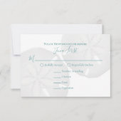 Elegant Waterverf Beach Sand Dollar Meal Choice RSVP Kaartje (Voorkant)