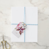 Elegant Waterverf Beauely Wedding Cadeaulabel (Met Touw)