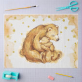 Elegant waterverf Beer Tissuepapier (Craft)