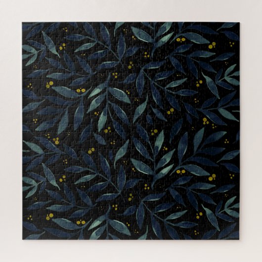 Elegant waterverf bijkantoren legpuzzel (Verticaal)