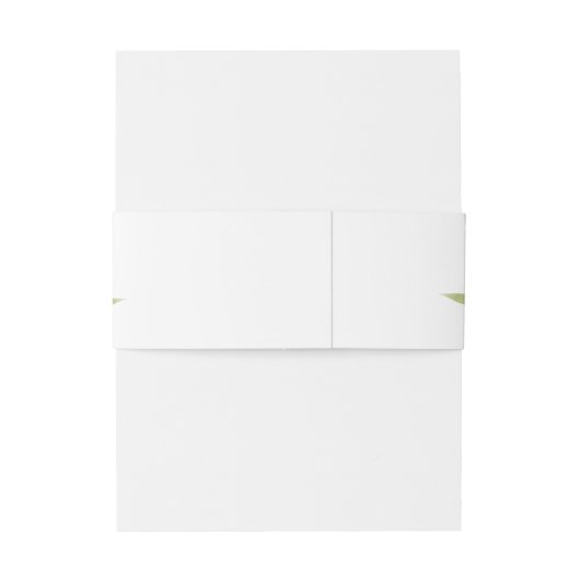 Elegant Waterverf blad Uitnodigingen Wikkel (Achterkant Voorbeeld)