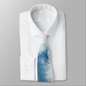 Elegant waterverf blauw stropdas (Gebonden)