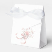 Elegant Waterverf Bloemboeket Baby shower Bedankdoosjes (Voorkant Zijde)