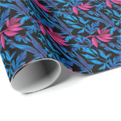 Elegant waterverf bloemen decoratief patroon cadeaupapier (Rol Hoek)