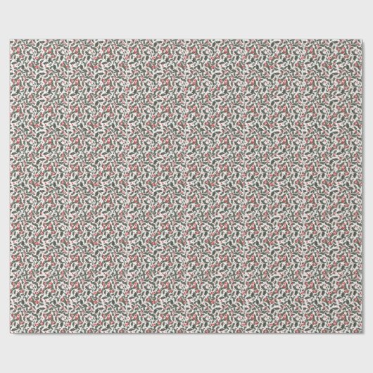 Elegant waterverf bloemen decoratief patroon cadeaupapier (Vlak)