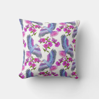 Elegant waterverf bloemen decoratief patroon kussen