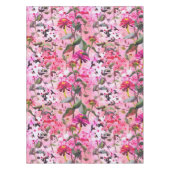 Elegant waterverf bloemen decoratief patroon tafelkleed (Voorkant)