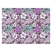 Elegant waterverf bloemen decoratief patroon tafelkleed (Voorkant (Horizontaal))