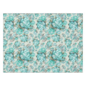 Elegant waterverf bloemen decoratief patroon tafelkleed (Voorkant (Horizontaal))