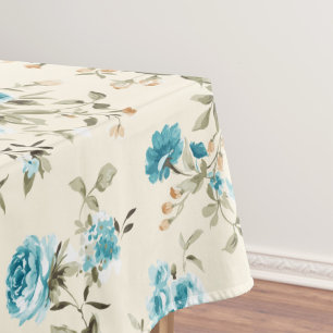 Elegant waterverf bloemen decoratief patroon tafelkleed