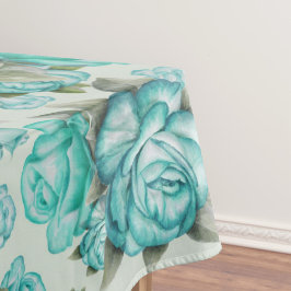 Elegant waterverf bloemen decoratief patroon tafelkleed